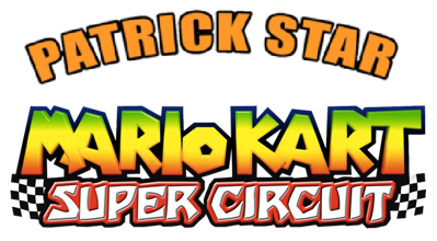 Patrick Star in Mario Kart: Super Circuit - Clear Logo (World) - 631x348