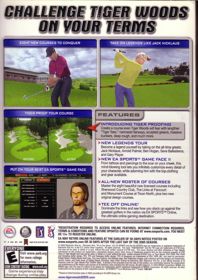 Tiger Woods PGA Tour 2005 - Box - Back (North America) - 565x800