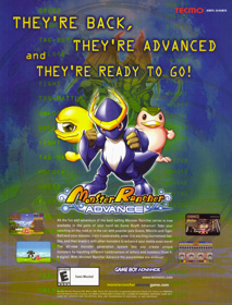 Monster Rancher Advance - Advertisement Flyer - Front (United States) - 1674x2200