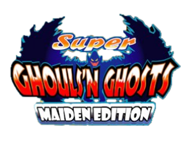 Super Ghouls n' Ghosts: Maiden Edition - Clear Logo (World) - 295x234