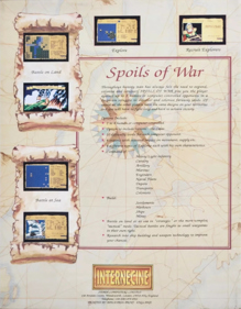 The Spoils of War - Box - Back (Europe) - 1081x1386