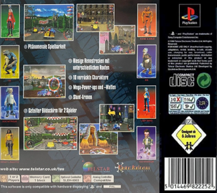 Wreckin Crew: Drive Dangerously - Box - Back (Germany) - 765x680