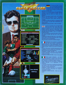 Starbyte Super Soccer - Box - Back (Europe) - 1043x1326
