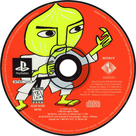 PaRappa the Rapper - Disc (North America) - 1500x1500