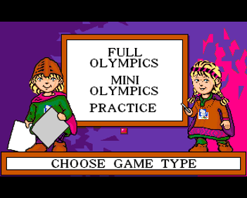 Winter Olympics: Lillehammer '94 - Screenshot - Game Select (Europe) - 320x256