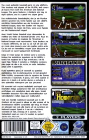 World Series Baseball - Box - Back (Europe) - 511x800