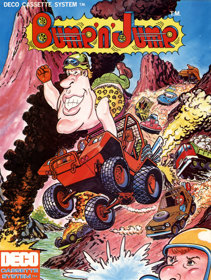 Burnin' Rubber - Advertisement Flyer - Front (North America) - 953x1266