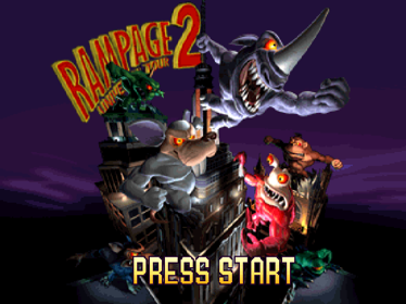 Rampage 2: Universal Tour - Screenshot - Game Title (World) - 640x480