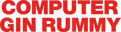 Computer Gin Rummy - Clear Logo (North America) - 2400x637