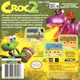 Croc 2 - Box - Back (North America) - 1527x1527