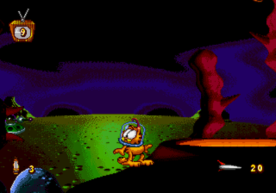 Garfield: The Lost Levels - Screenshot - Gameplay (World) - 320x224