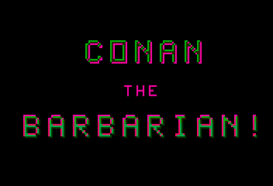 Conan the Barbarian - Screenshot - Game Title (North America) - 352x240