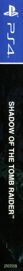 Shadow of the Tomb Raider - Box - Spine (North America) - 68x800