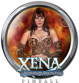 Xena: Warrior Princess Pinball - Fanart - Cart - Front (World) - 896x937