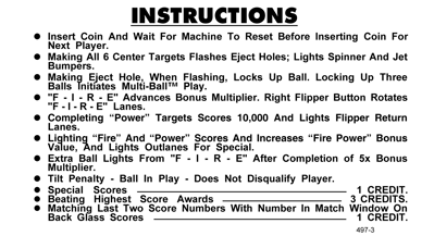 Firepower - Arcade - Controls Information (World) - 1778x968