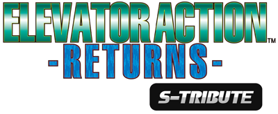 Elevator Action Returns S-Tribute - Clear Logo (World) - 1434x592