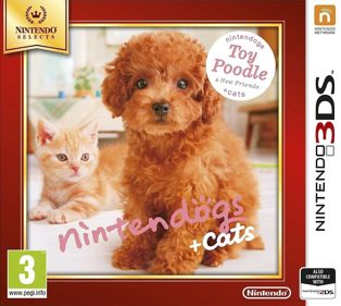 Nintendogs + Cats: Toy Poodle & New Friends - Box - Front (Europe) - 1441x1289