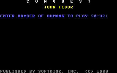 Conquest - Screenshot - Game Select (North America) - 320x200