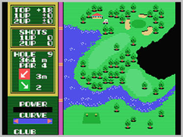 Hole in One - Screenshot - Gameplay (World) - 256x192
