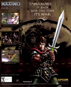 Maximo vs. Army of Zin - Advertisement Flyer - Front (United States) - 1826x2254