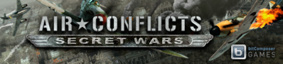 Air Conflicts: Secret Wars - Banner (World) - 420x95