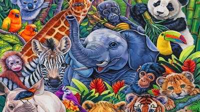 Alphabet Zoo - Fanart - Background (World) - 1920x1080