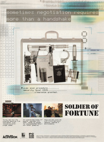 Soldier of Fortune - Advertisement Flyer - Front (United Kingdom) - 1615x2200