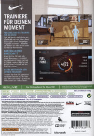 Nike+ Kinect Training - Box - Back (Germany) - 600x864