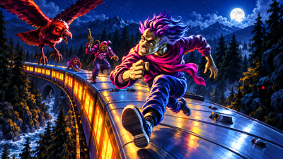 Runaway Train - Fanart - Background (World) - 1920x1080