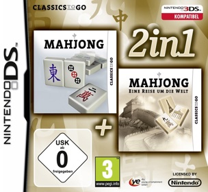 2 in 1: Mahjong + Mahjong Around the World - Box - Front (Germany) - 1486x1370