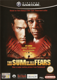 Tom Clancy's The Sum of All Fears - Box - Front (North America) - 489x680