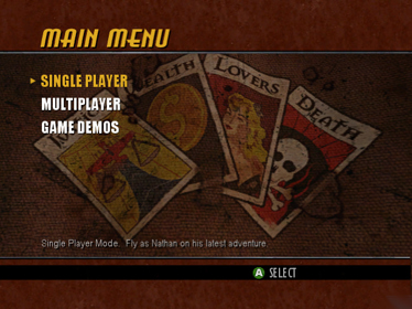 Crimson Skies: High Road to Revenge - Screenshot - Game Select (World) - 640x480