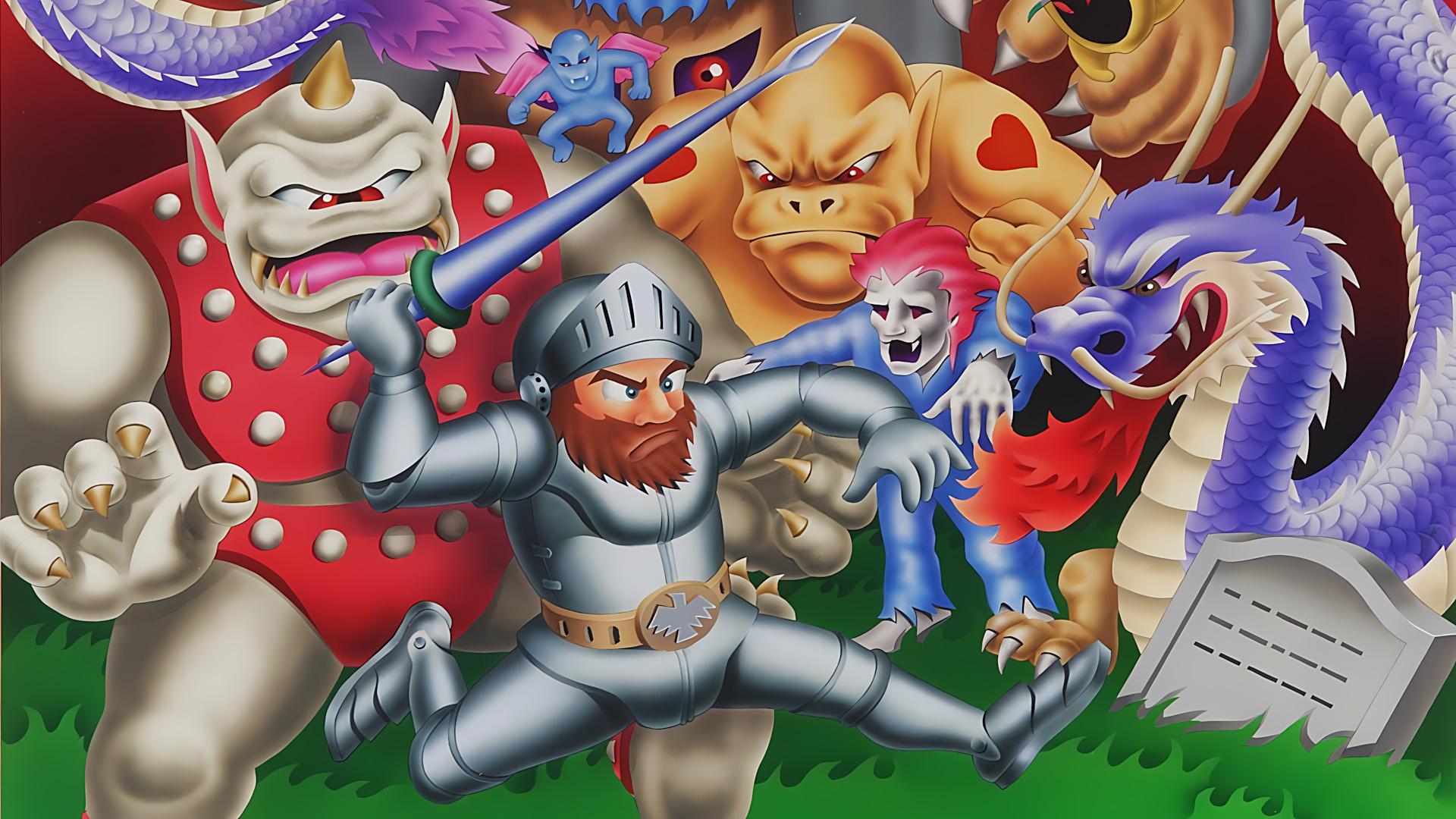 Illustration of Ghosts'n Goblins