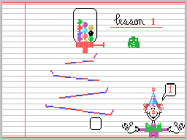 Learning with FuzzyWOMP - Screenshot - Gameplay (World) - 256x192