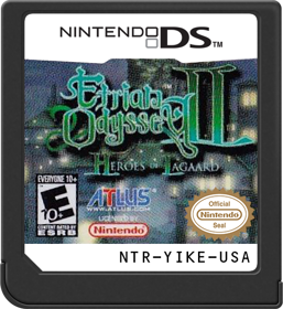 Etrian Odyssey II: Heroes of Lagaard - Cart - Front (North America) - 517x564