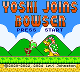 Yoshi Joins Bowser - Screenshot - Game Title (World) - 160x144