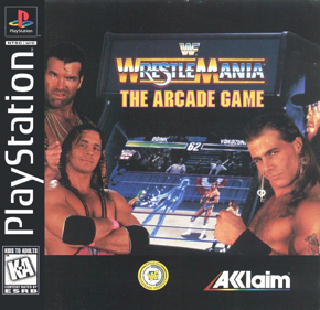 WWF WrestleMania: The Arcade Game - Box - Front (North America) - 702x680