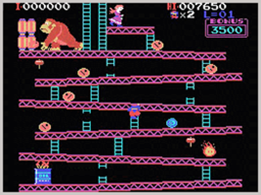 Donkey Kong Arcade - Screenshot - Gameplay (World) - 256x192
