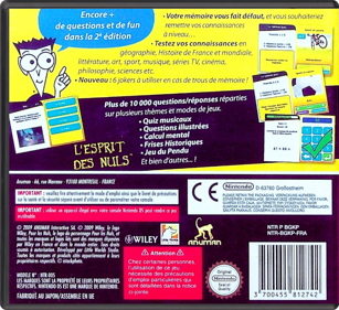 La Culture Generale pour les Nuls: 2e Edition - Box - Back - Reconstructed (France) - 774x708