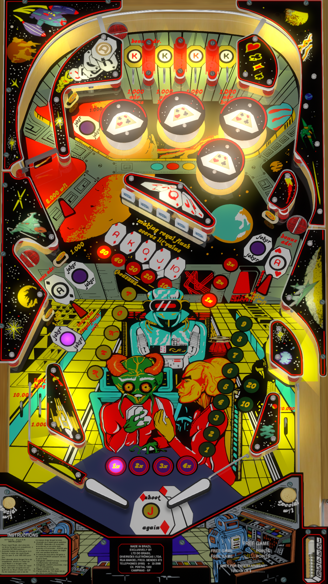 Illustration of Space Poker