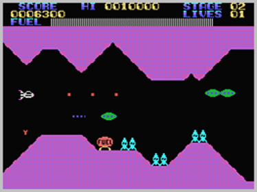 Cavern Fighter - Screenshot - Gameplay (World) - 256x192