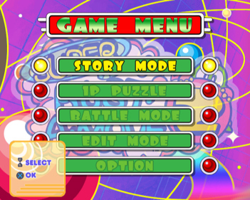 Super Bust-A-Move 2 - Screenshot - Game Select (World) - 640x512