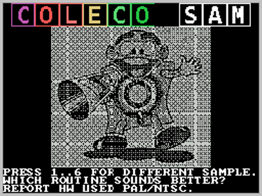 S.A.M. - Screenshot - Game Title (World) - 256x192