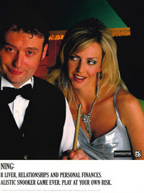 Jimmy White's 2: Cueball - Advertisement Flyer - Front (United Kingdom) - 1645x2200