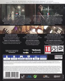Dishonored: Death of the Outsider - Box - Back (Europe) - 647x800
