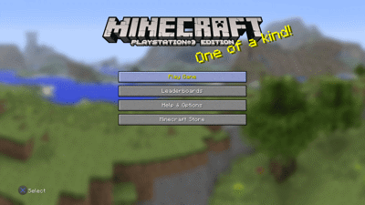 Minecraft: PlayStation 3 Edition - Screenshot - Game Title (North America) - 1280x720
