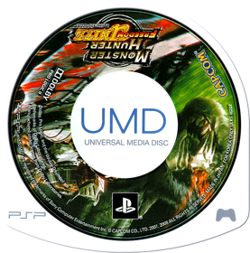Monster Hunter: Freedom Unite - Disc (Korea) - 757x766