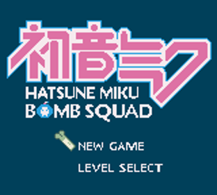Hatsune Miku Bomb Squad - Screenshot - Game Title (World) - 160x144