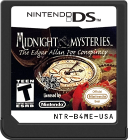 Midnight Mysteries: The Edgar Allan Poe Conspiracy - Cart - Front (North America) - 517x564