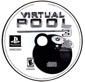 Virtual Pool 3 - Disc (United States) - 390x378